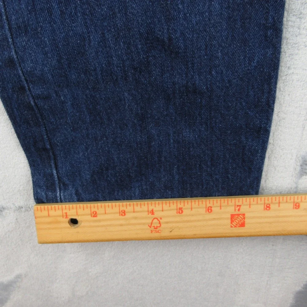 Levis 501 Original Fit Jeans Mens 34x32 Dark Wash Blue Denim 00501-0115